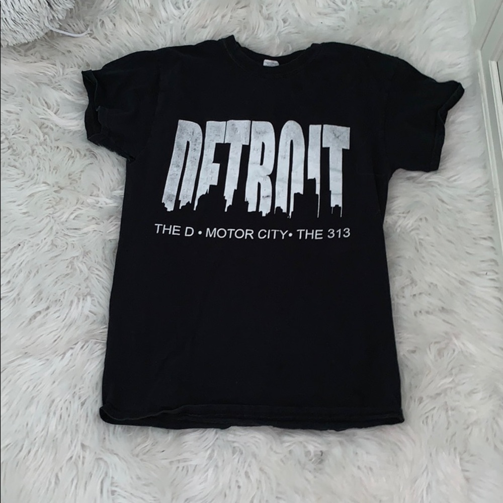 Detroit Black T-Shirt